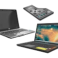 Modern Laptop Models With Clear Display Screens And Responsive Keyboard Design Features