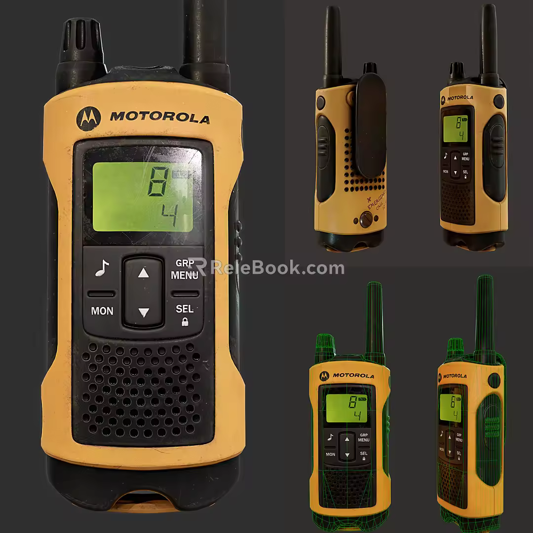 Modern intercom 3d model