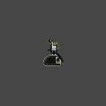 Futuristic GOLIATH Gun Design With Black White Yellow Accents Scope And Grip