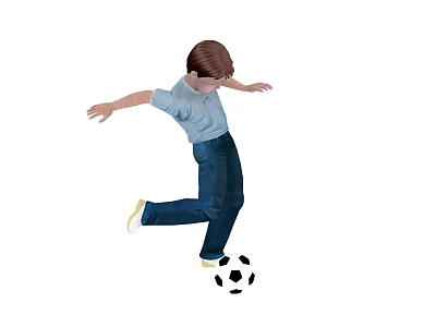 Dynamic People Character Kick Kid Kid Kid 3d model Dynamic People Character Kick Kid Kid Kid 3d model