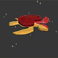 Turtle Cartoon Turtle Snapping Turtle Chickbill Turtle Reptile Cold Blooded Animal Reptile Class 3d model