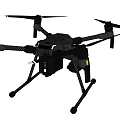 Smart Drone With Four Propellers Dual Cameras Landing Gear And LED Lights