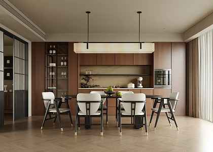 Modern Restaurant 3d model
