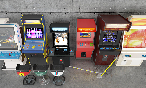 Modern Game Machine 3d model