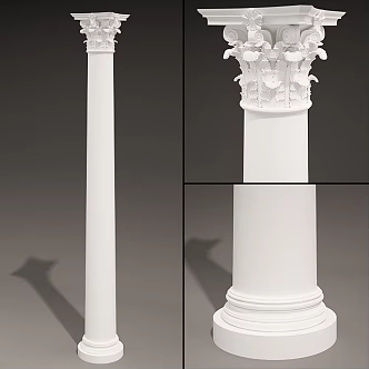 Roman Column 3d model
