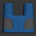 Blue And Gray Binoculars Ideal For Observing Stunning Scenic Landscape View