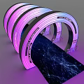Purple Glowing Ring shaped Event Passage With Network Structure Years 2024 2020 2019