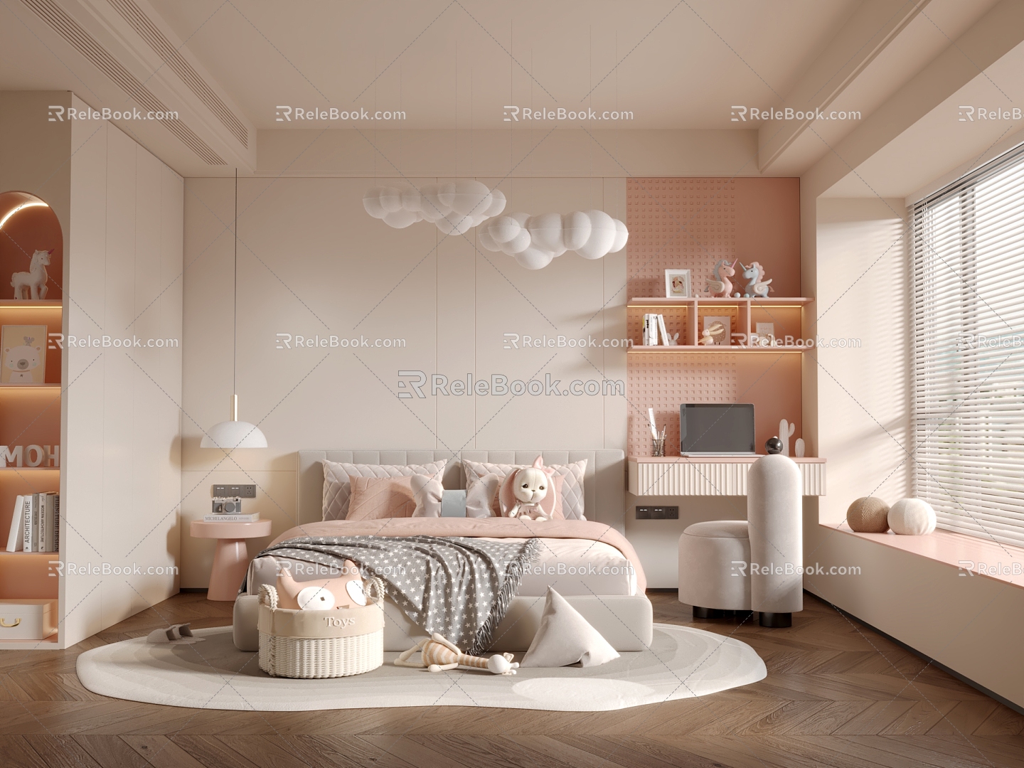 Girl's Room 3d model