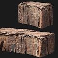 Cliff Cliff Terrain Stone Cliff Stone Yellowstone Weathered Rock Mountain Rock Gobi 3d model