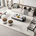 Sofa coffee table 3d model