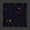 Creative Black Cube Maze Design Modern Home Living Accessory With Colorful LED Lights