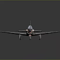 Red and White Fighter Jet with Number 720 Tail F Logo and Wing Blue Star