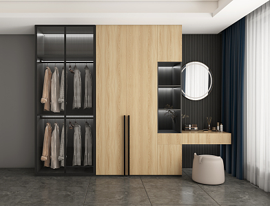 Modern wardrobe 3d model