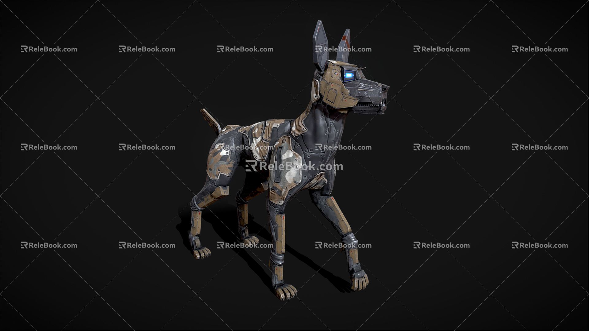 Modern Robot Dog 3d model