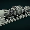 Industrial Heavy duty Machinery With Cylindrical Body Pipes And Metal Support Frame
