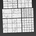 white marble tile 3d model