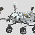 Advanced Lunar Exploration Rover With Robotic Arms And Heavy Duty Wheels
