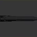Black Handgun With Modern Design And Metal Construction Sleek Appearance Isolated On Dark Background
