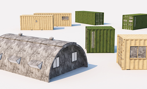 Industrial LOFT Container 3d model