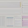 Home Heating Radiators With Various Designs White Pink And Blue Gray Styles
