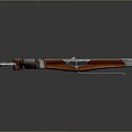 Crossbow Mechanical Crossbow Shift Bow and Arrow Shoot Far Equipment Weapons High-tech Crossbow 3d model