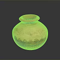 Traditional Hand Carved Clay Sculpture With Red Rim Earthy Yellow Body And Intricate Black Patterns
