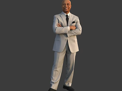 Suit Man 3d model
