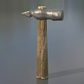 Practical Hardware Tool Hammer With Metal Head And Wooden Handle For DIY Tasks