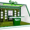 Carlsberg Interactive Zone With Scoreboard Numbers Green Table And Sports Elements