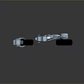 Tires With Automotive Suspension Components And Metal Structures On Gray Background