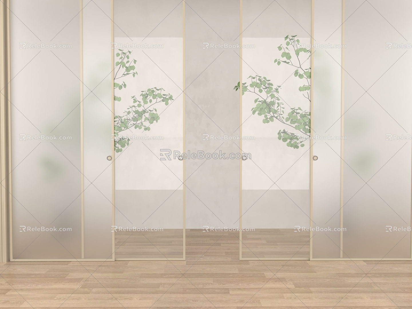 sliding door 3d model