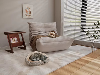 Modern Lazy Sofa Caterpillar 3d model Modern Lazy Sofa Caterpillar 3d model