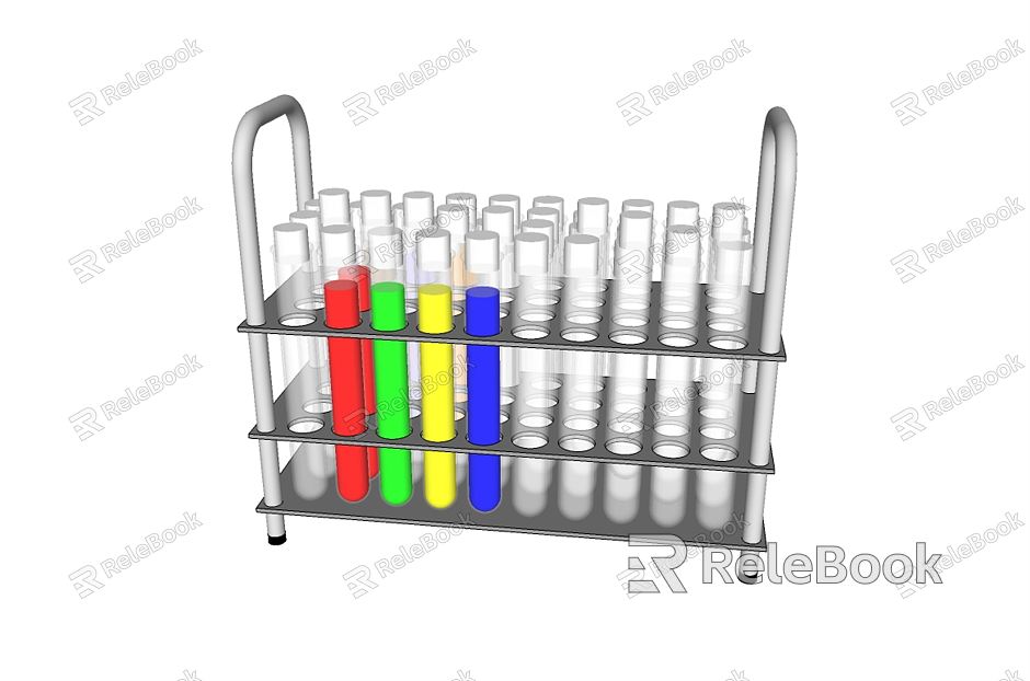 Modern Test Tube Laboratory Equipment model