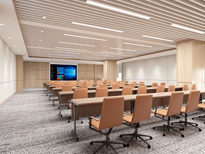 Modern Conference Room 3d model