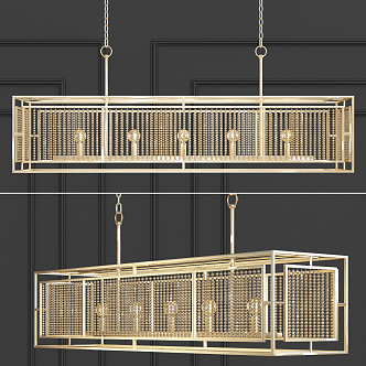 Post-modern chandelier 3d model