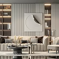 Modern Sofa Coffee Table Combination Sofa Coffee Table 3d model