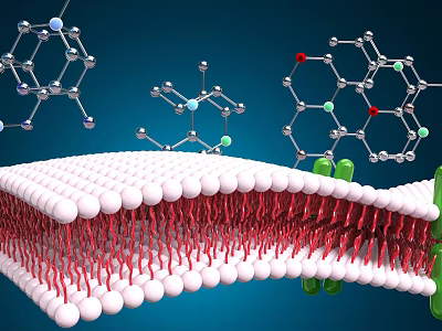 Advanced Medical Device Technology Featuring Molecular Structure And Cell Membrane Design 3d model