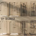 TP KG9652 Shower Enclosures with Transparent Glass Various Styles and Modern Designs