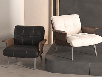 Modern Leisure Chair Sofa Chair 3d model