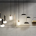 Modern chandelier 3d model