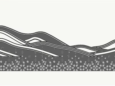Modern Feature Wall Design With Wavy Lines And Dot Patterns For Interior Decor 3d model