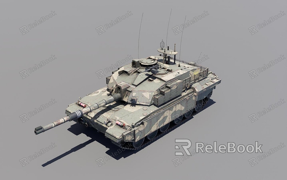 The Challenger 2 Tank model