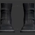 Stylish Black Leather Boots with Zipper Design for Everyday Wear