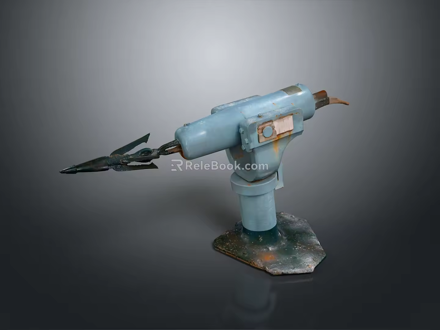 Harpoon Fishing Hunting Javelin With Harpoon Fork Whaling Fork Cry Game Harpoon Missile Fish Gun Fishing Gun 3d model