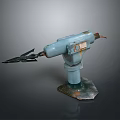 Harpoon Fishing Hunting Javelin With Harpoon Fork Whaling Fork Cry Game Harpoon Missile Fish Gun Fishing Gun 3d model