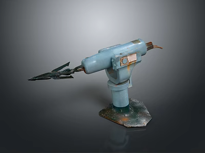 Harpoon Fishing Hunting Javelin With Harpoon Fork Whaling Fork Cry Game Harpoon Missile Fish Gun Fishing Gun 3d model