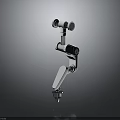 Mechanical Articulating Arm Equipment With Rotatable Joints White Design And Sturdy Structure 3d model