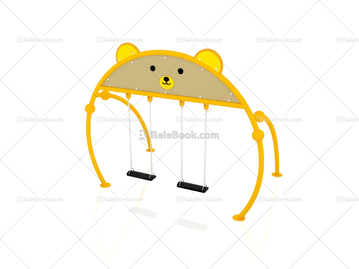 Children Swing Outdoor Swing Children Play Equipment Children Landscape Swing Swing 3d model