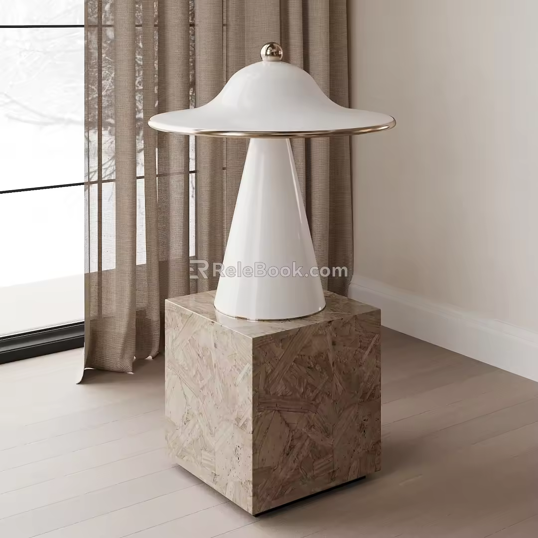 Modern decorative table lamp 3d model