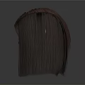 Three Brown Wig Mannequin Heads With Different Hairstyle Lengths And Textures